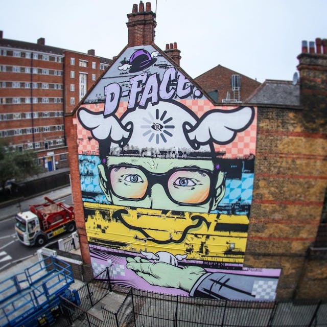  by D*face in London