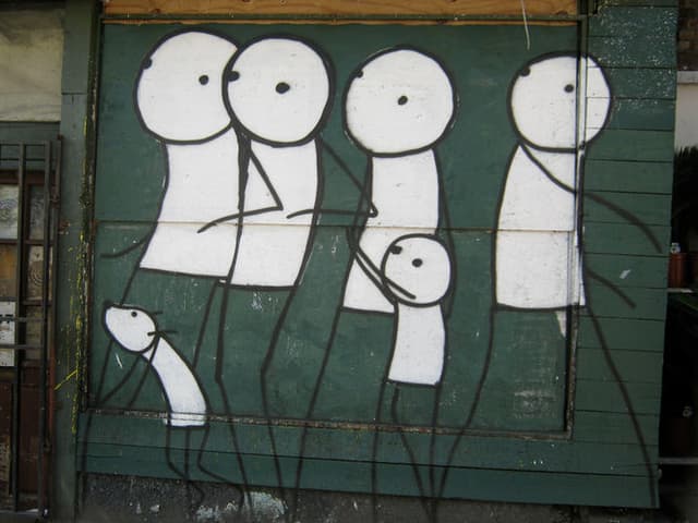  by stik in London