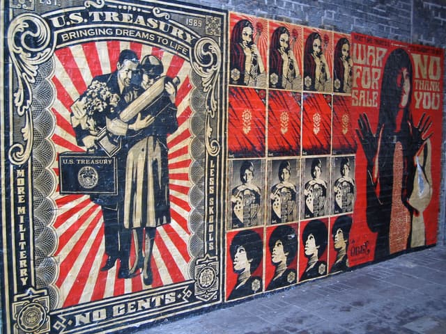  by Shepard Fairey in London