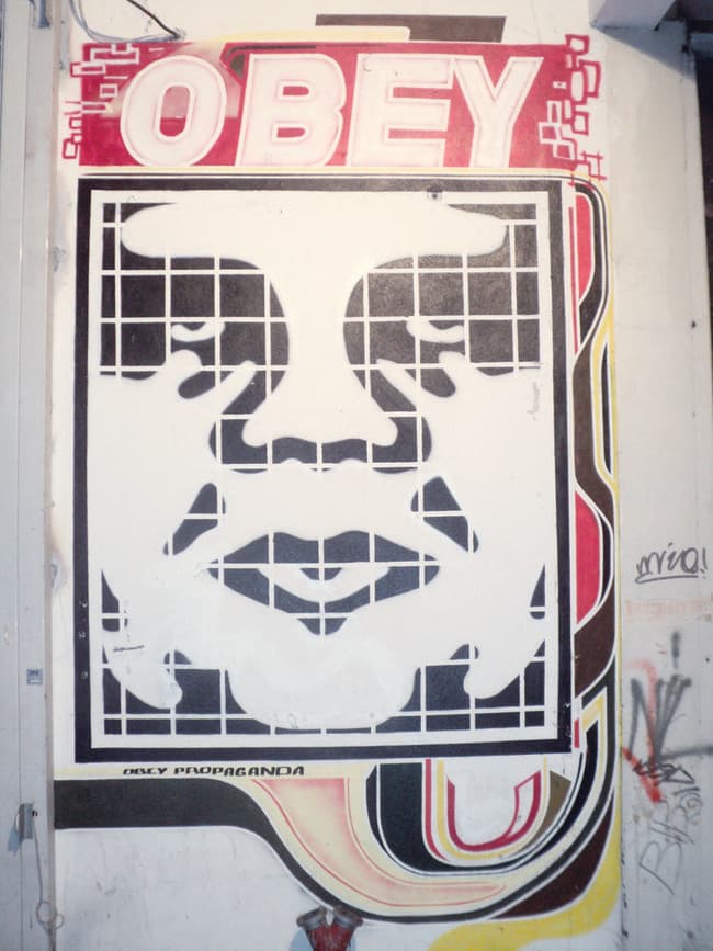  by Shepard Fairey in Athens