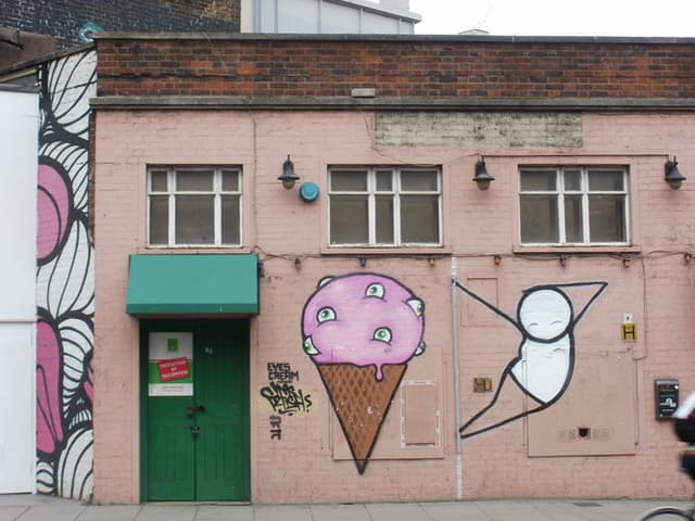  by stik in London