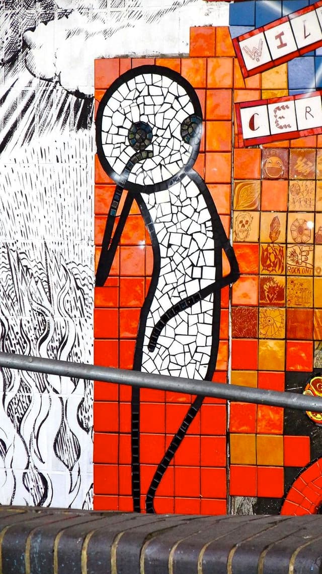  by stik in London