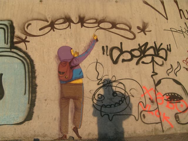  by Os Gemeos in Barcelona