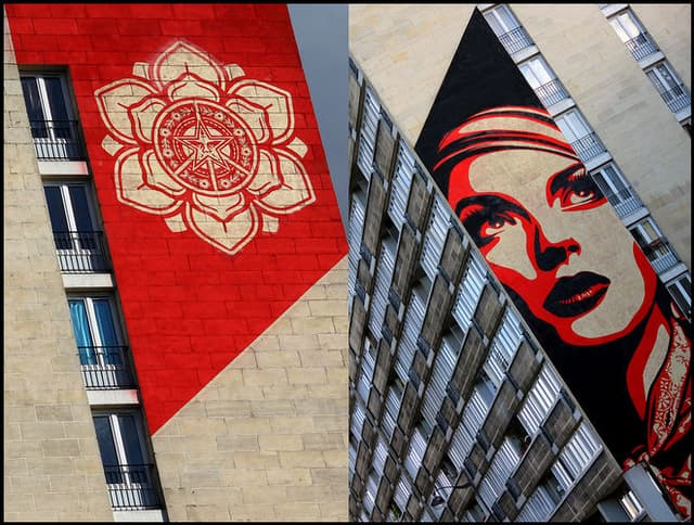  by Shepard Fairey in Paris