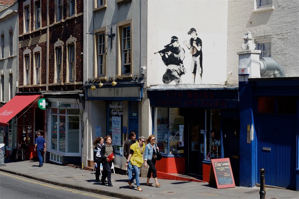  by Banksy in Bristol