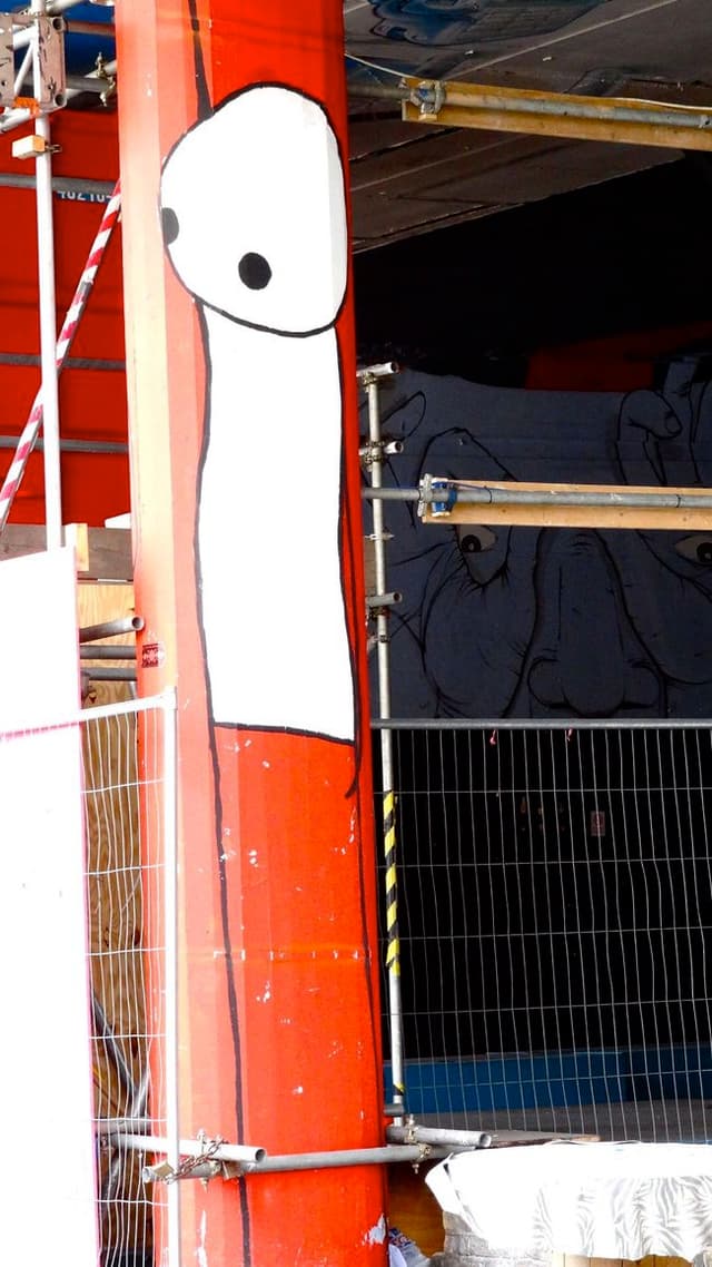  by stik in London