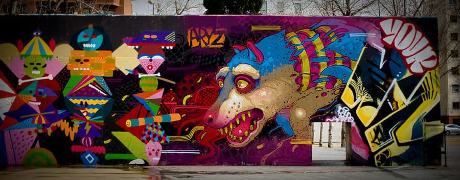  by Aryz in Barcelona