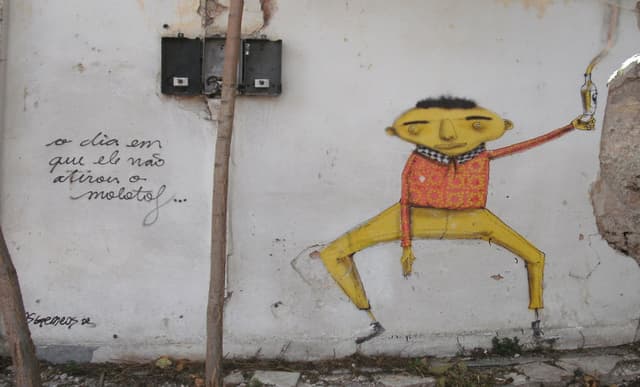  by Os Gemeos in Athens