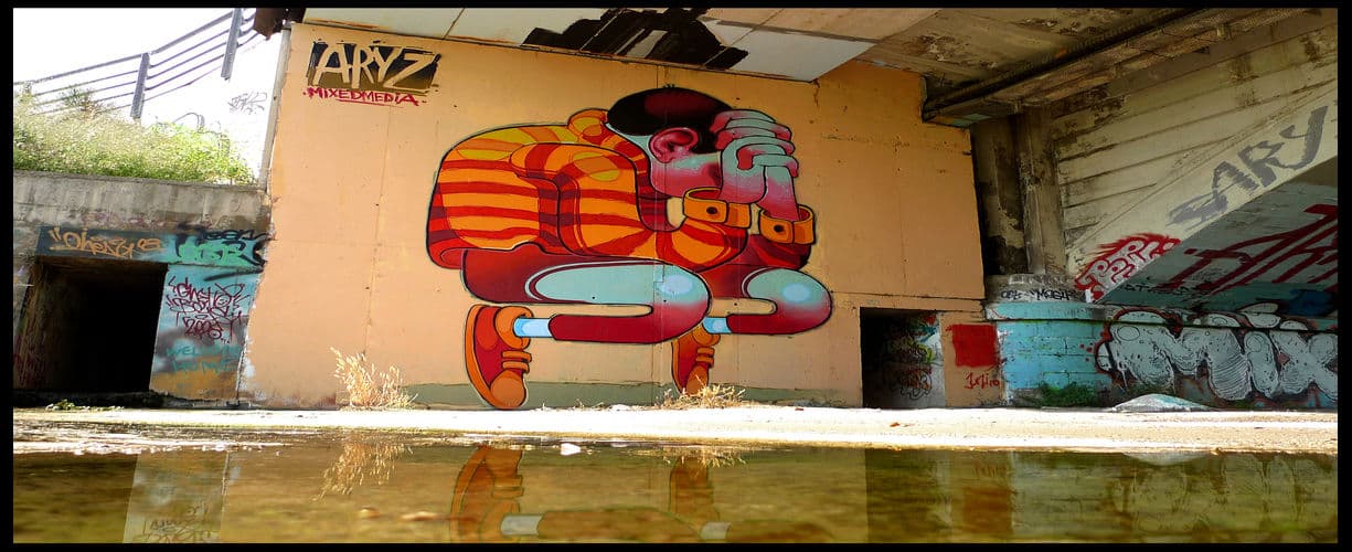  by Aryz in Barcelona