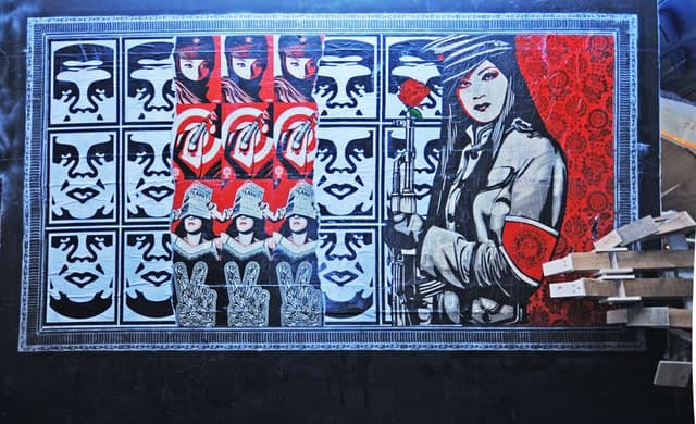  by Shepard Fairey in London