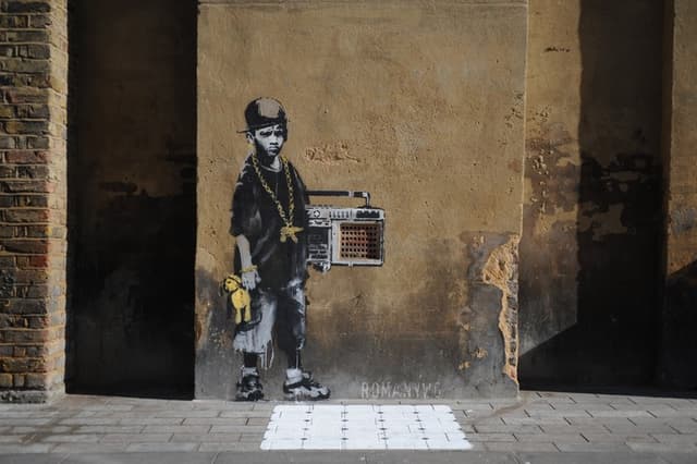  by Banksy in London