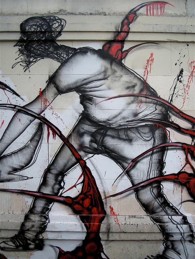  by David Choe in London