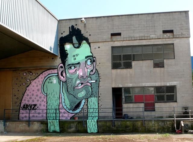  by Aryz in Barcelona