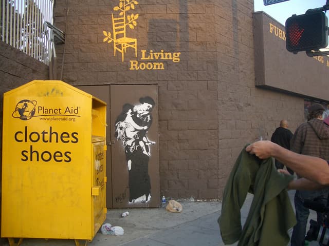  by Blek Le Rat in Los Angeles