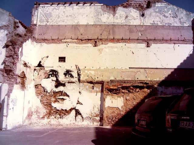  by Vhils in Porto