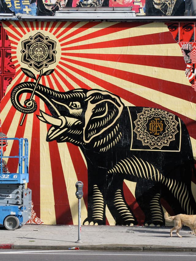  by Shepard Fairey in Los Angeles