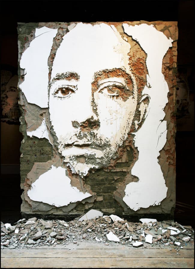  by Vhils in Porto