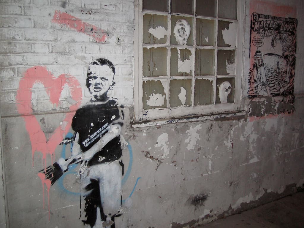  by Banksy in London