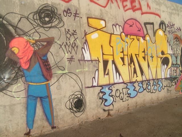  by Os Gemeos in Barcelona