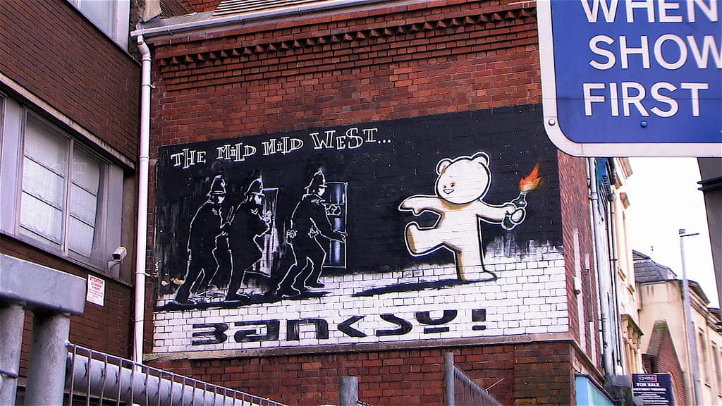  by Banksy in Bristol