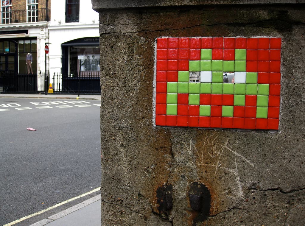  by Space Invaders in London