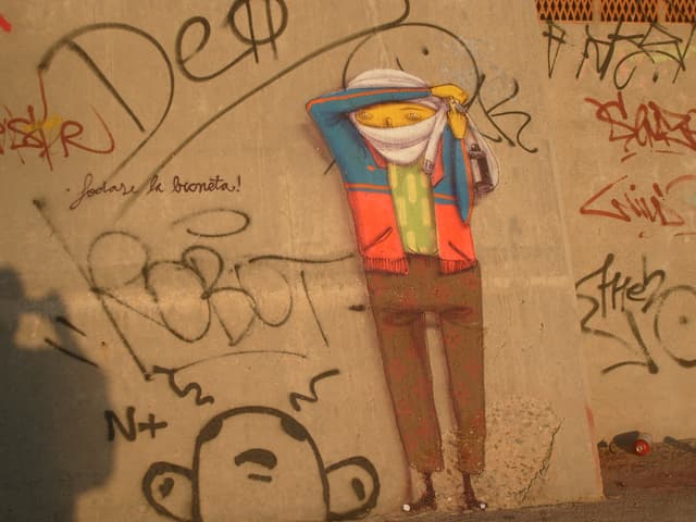  by Os Gemeos in Barcelona