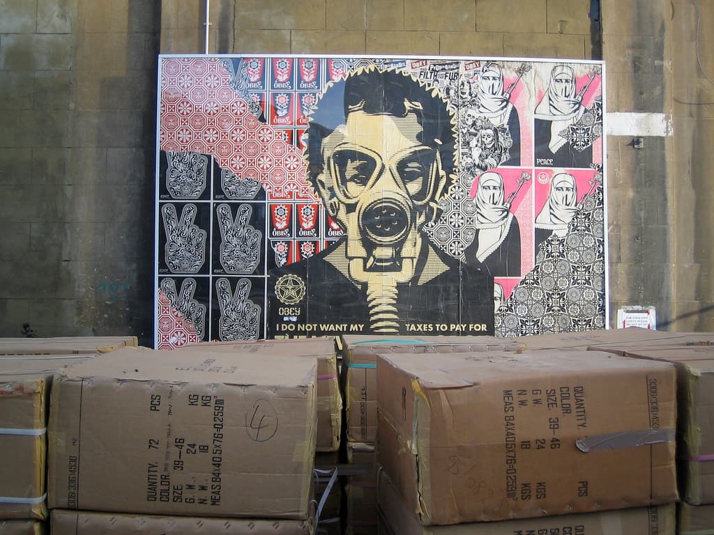  by Shepard Fairey in London