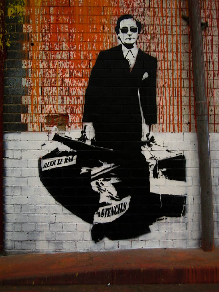  by Blek Le Rat in London