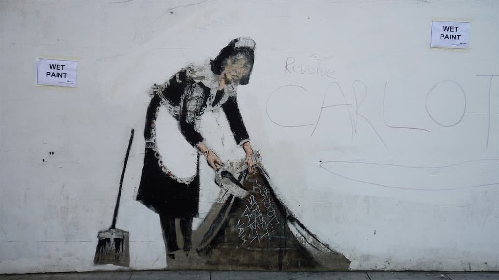  by Banksy in London